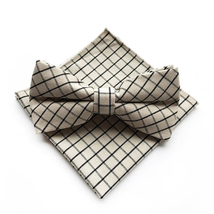 Noeud Papillon En Coton Style Angleterre Pour Hommes