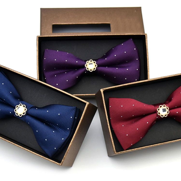 Noeud Papillon Homme Polka Strass