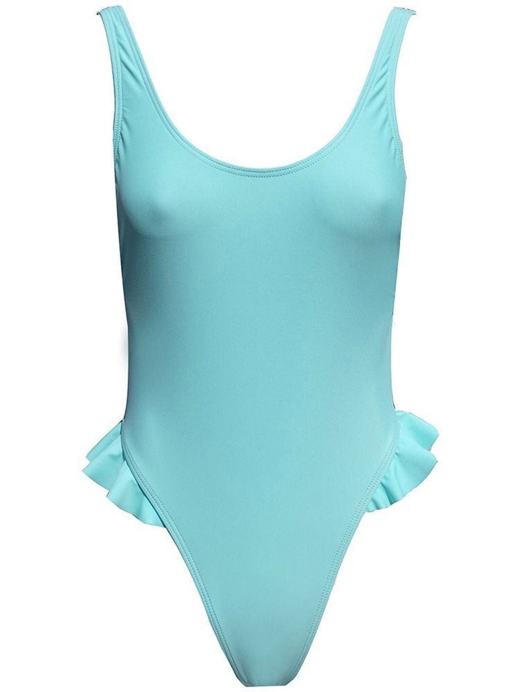 Maillots De Bain Micro Extensibles Unis Et Sexy Pour Femmes