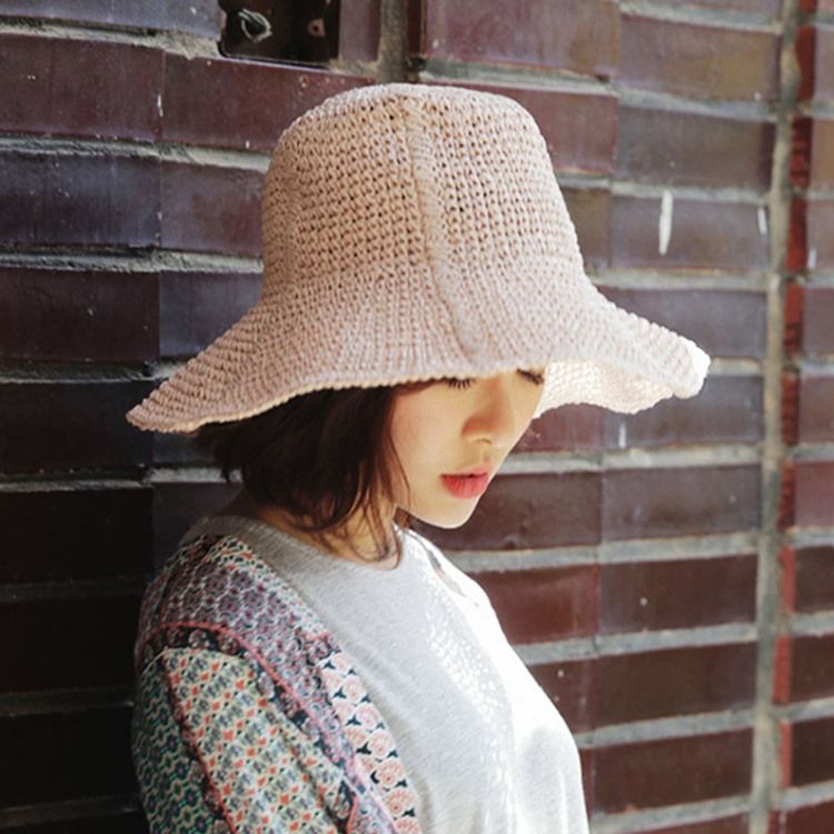 Chapeau De Paille D'été Pour Femme