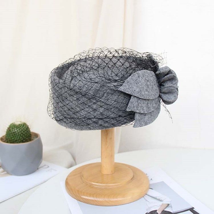 Chapeaux Fedora Unis En Maille Douce Pour Femmes