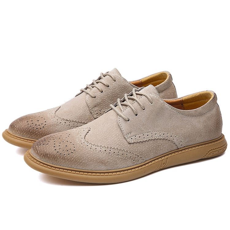 Chaussures De Travail Pour Hommes À Tige Basse En Cuir Nubuck