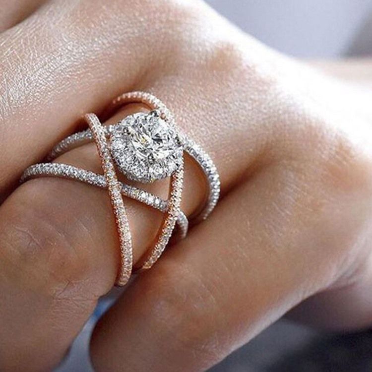 Bagues Pour Femmes De Vacances Romantiques En Diamant