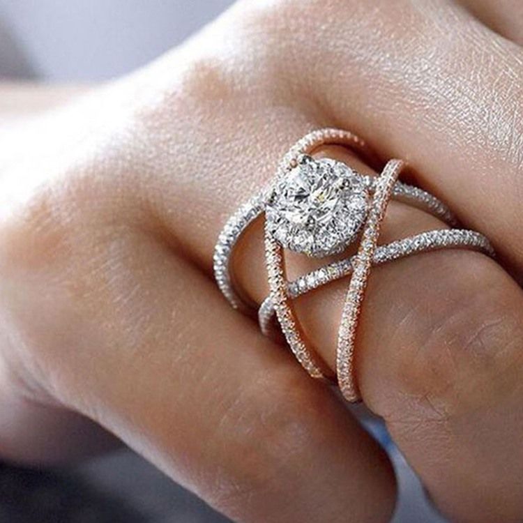 Bagues Pour Femmes De Vacances Romantiques En Diamant