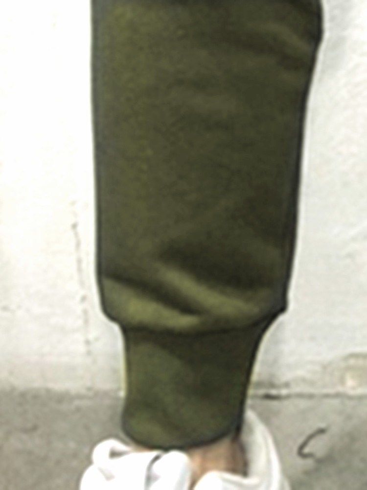 Pantalon Décontracté À Lacets Décontracté Uni Asymétrique Pour Hommes