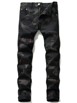 Pantalon Décontracté Quatre Saisons À Taille Moyenne Pour Hommes