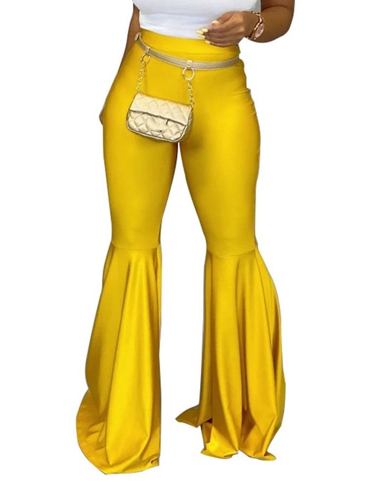 Pantalon Décontracté Uni Pour Femme