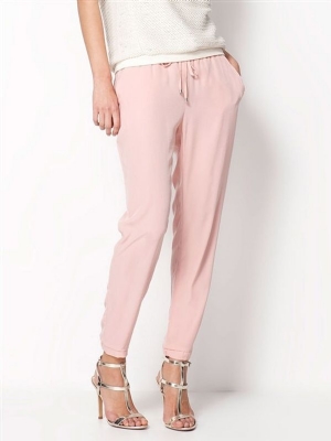 Pantalon Uni Crayon De Couleur Unie Pour Femme