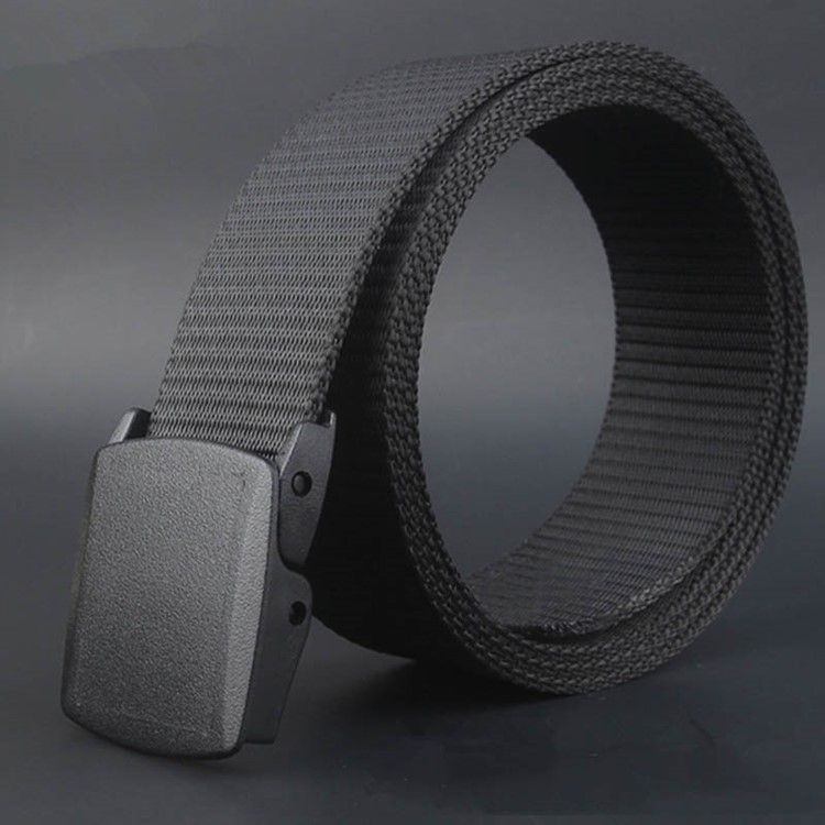 Ceinture En Toile Décontractée Lisse Pour Hommes