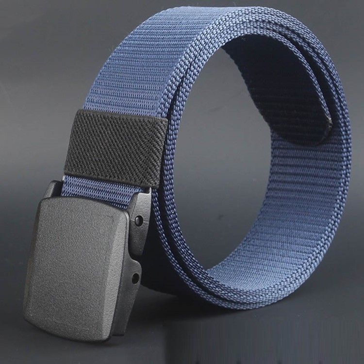 Ceinture En Toile Décontractée Lisse Pour Hommes