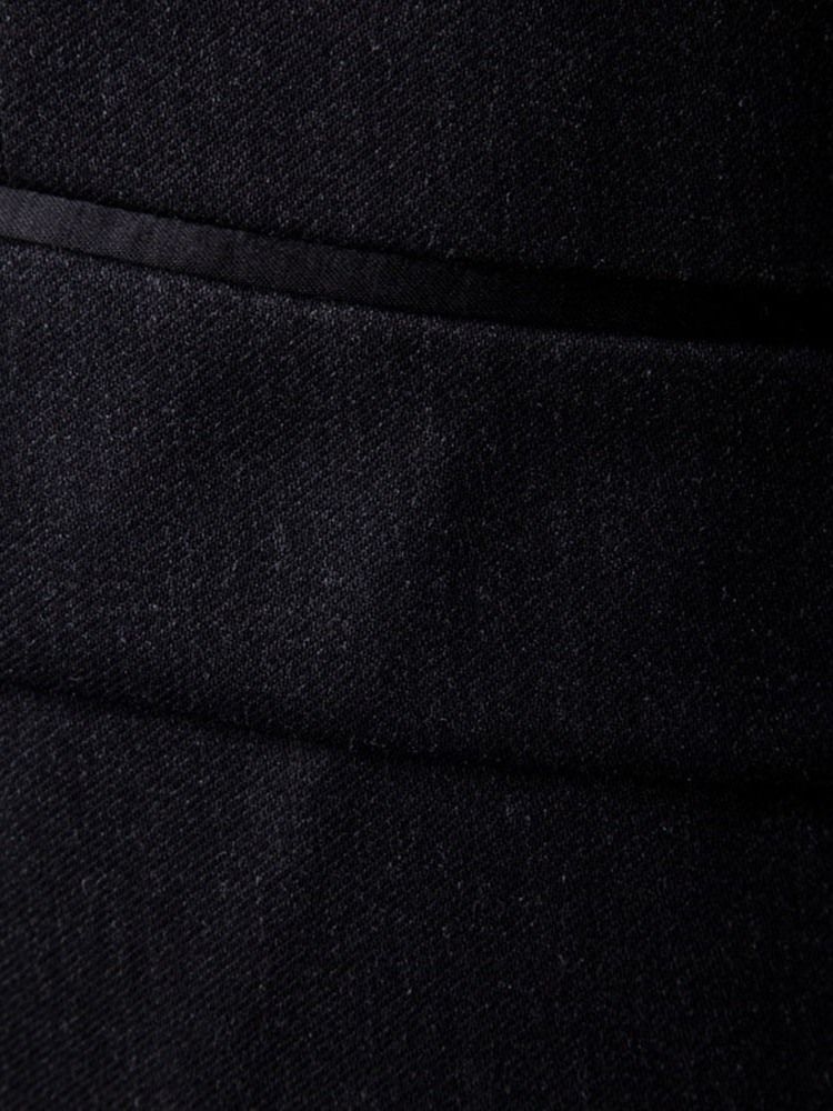 Blazer Uni À Boutonnage Simple Pour Homme 2 Pièces