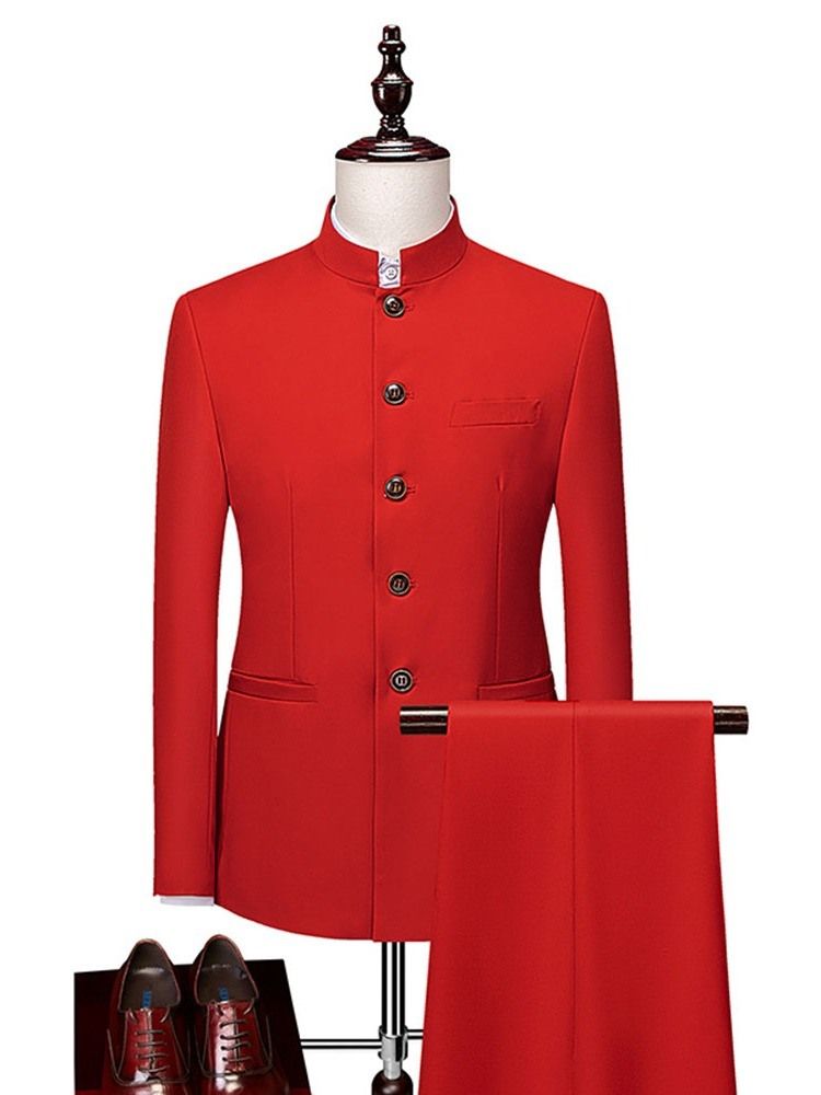 Costume Habillé À Bouton Simple Pour Hommes