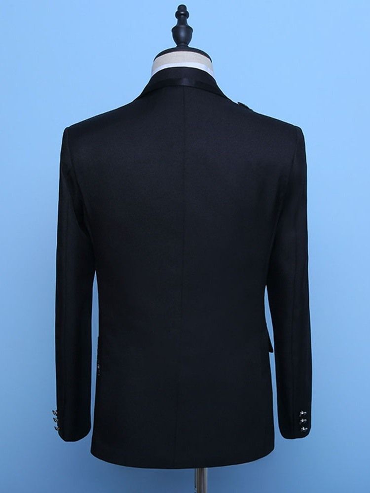 Costume De Costume Pour Homme À Bouton De Pantalon À Fleurs