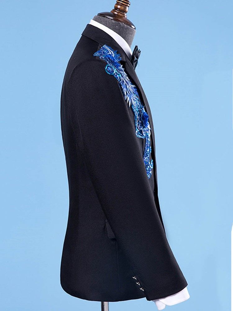 Costume De Mariage Pour Hommes De Broderie De Paillettes