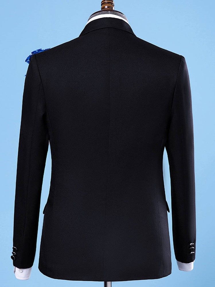 Costume De Mariage Pour Hommes De Broderie De Paillettes
