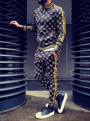 Tenue De Sport À Carreaux Pour Hommes