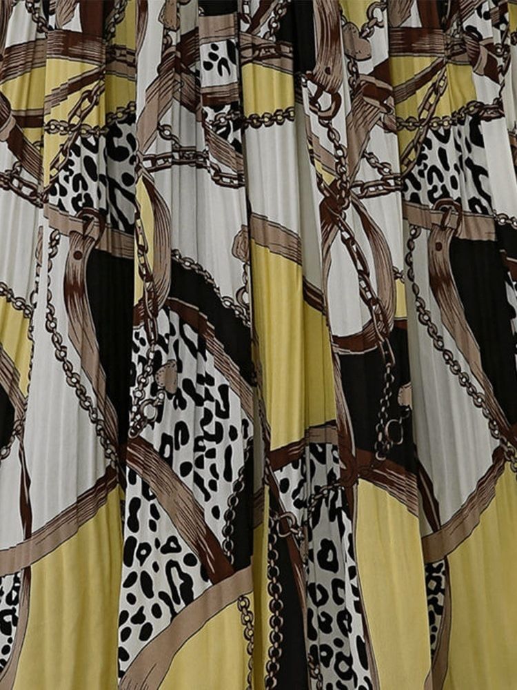 Jupe De Nuit De Date De Date De Taille Haute Plissée À La Mode Africaine Pour Femmes