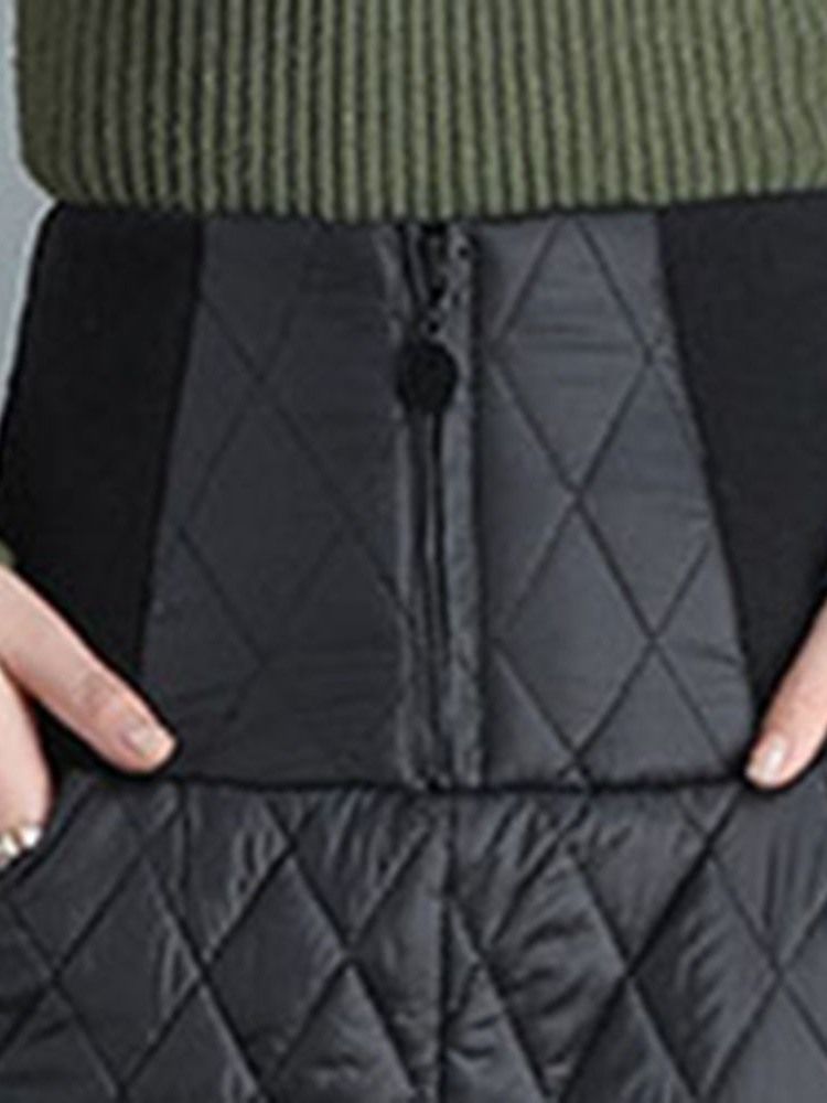 Mini Jupe Unie Trapèze Pour Femme