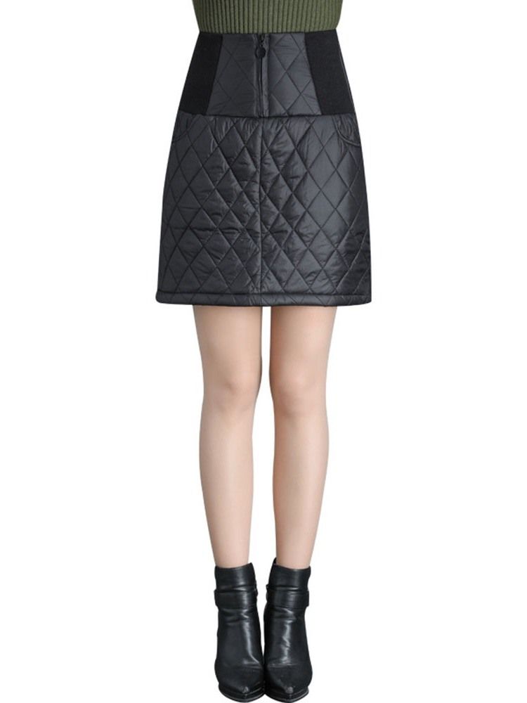 Mini Jupe Unie Trapèze Pour Femme