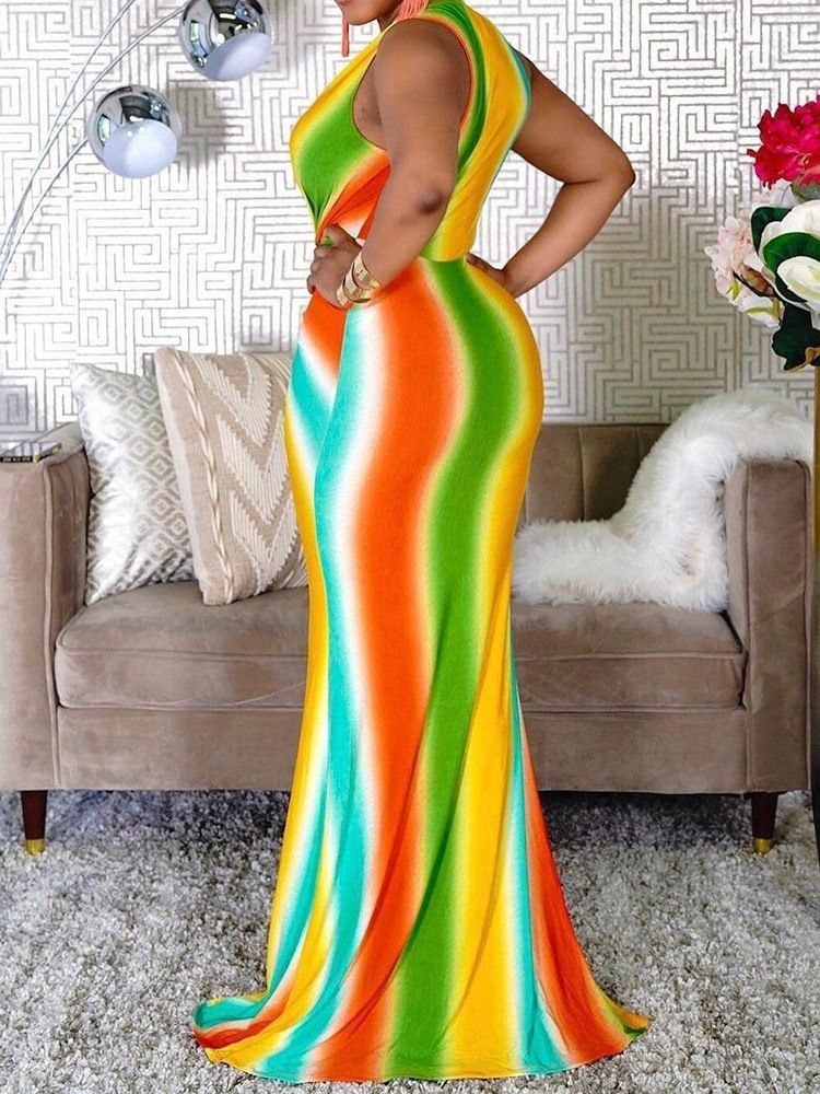 Robe À Enfiler Sans Manches Avec Patchwork Et Patchwork Pour Femmes
