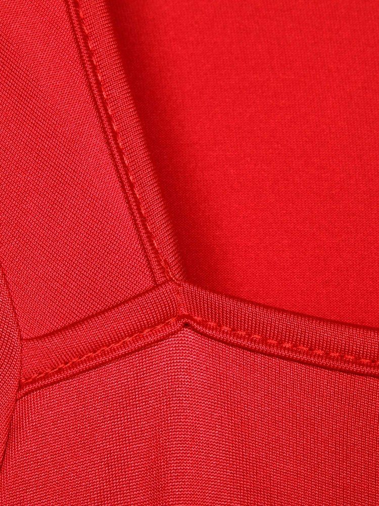 Robe Fourreau Pour Femmes En Patchwork Avec Appliques À Col Oblique