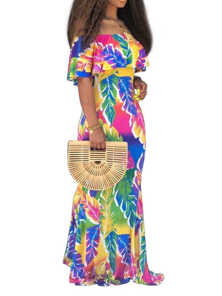 Robe Moulante À Manches Courtes Et À Manches Courtes Pour Femmes