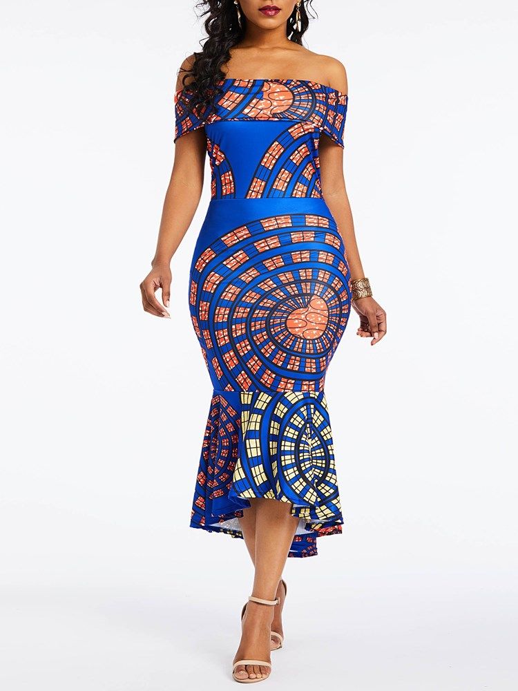 Robe De Sirène Élégante Sans Manches Pour Femmes