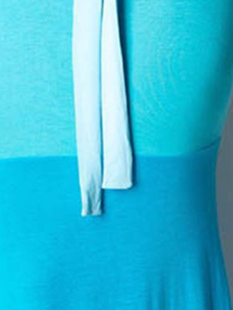 Robe De Sirène À Épaules Dénudées Et Patchwork Pour Femmes