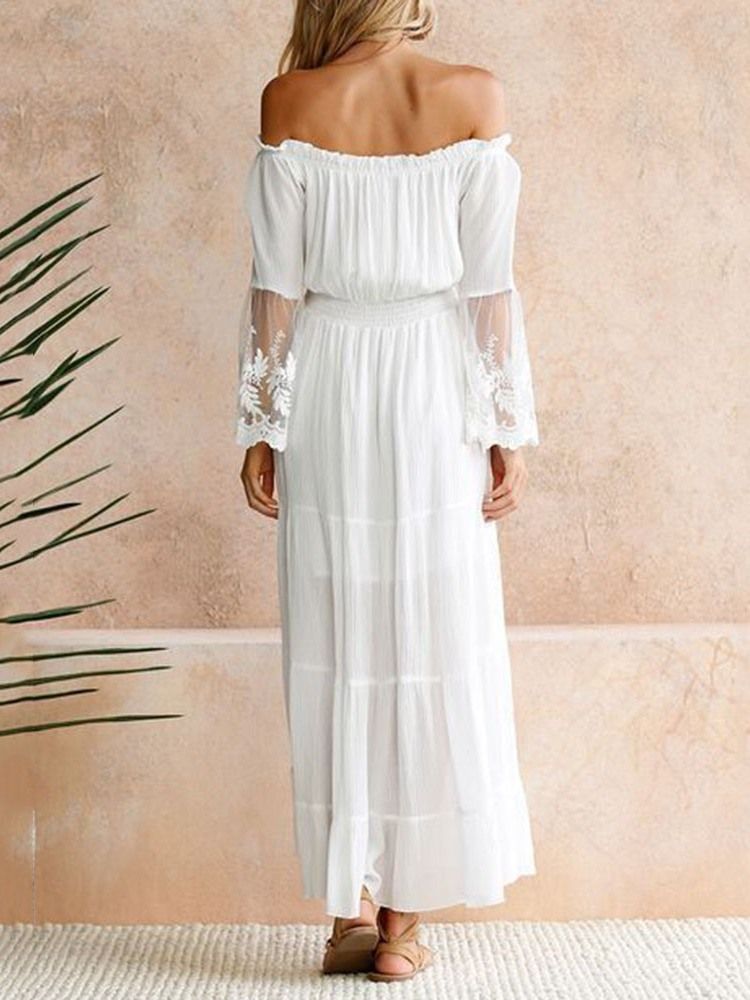 Robe À Épaules Dénudées Et À Épaules Dénudées Pour Femmes