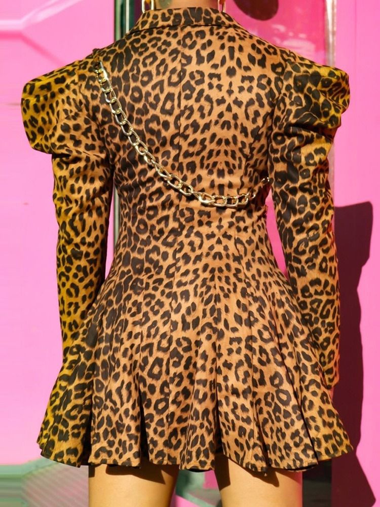Robe À Manches Longues Au-dessus Du Genou À La Mode Pour Femmes