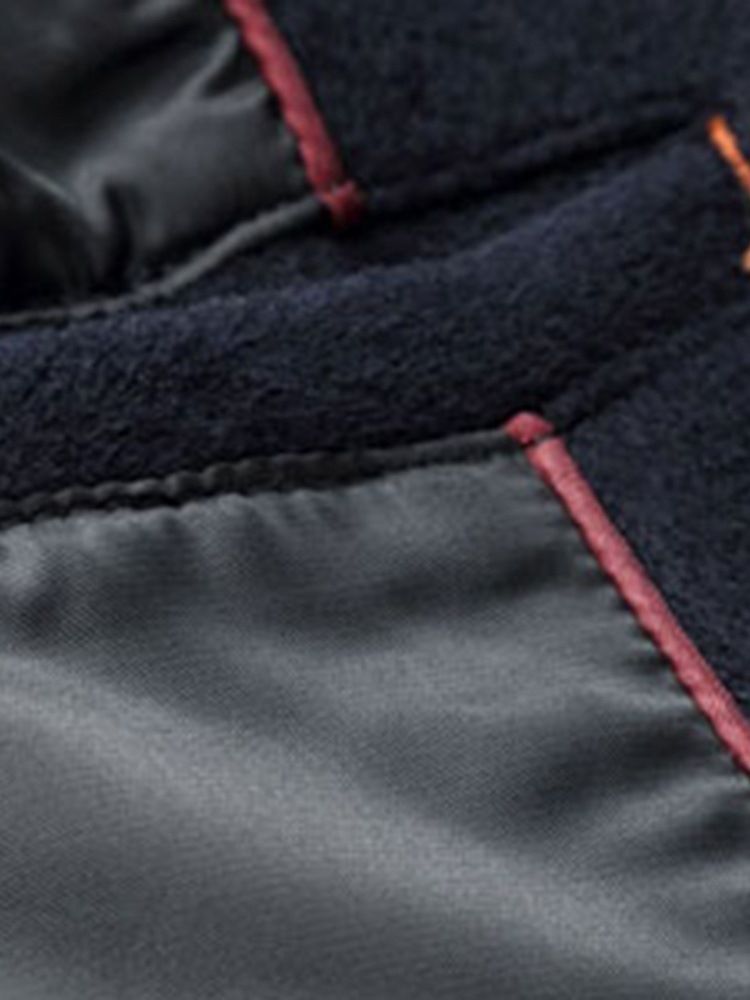 Manteaux En Laine Décontractés Pour Hommes À Revers Mi-longs Unis