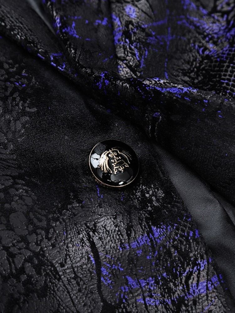 Blazer Décontracté Pour Hommes À Blocs De Couleurs