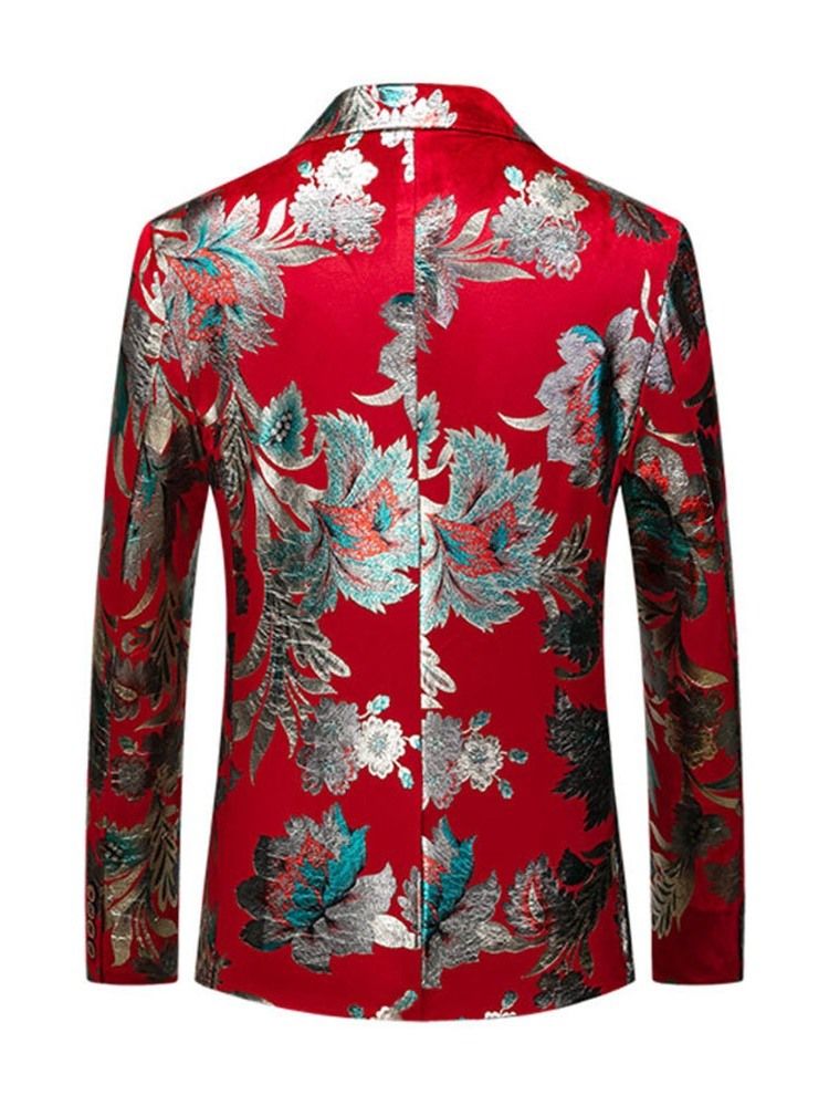 Blazers Pour Hommes De Loisirs À La Mode Et À Revers Crantés