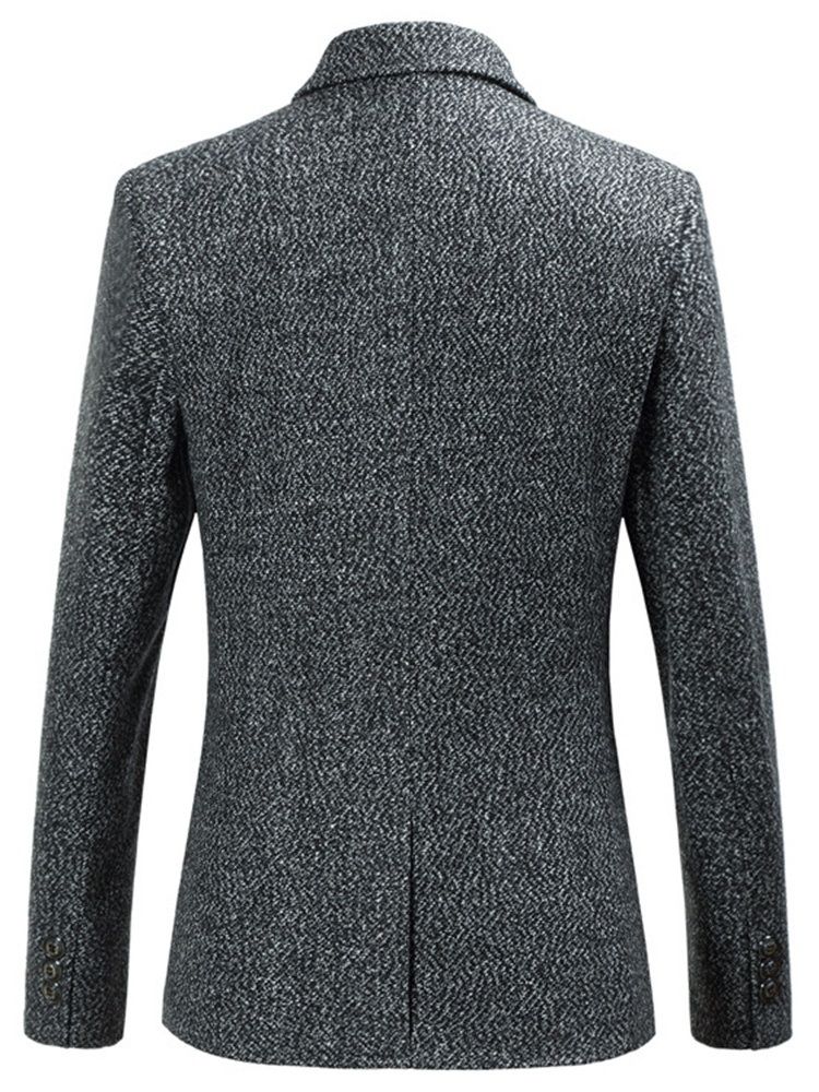 Blazers De Loisirs Décontractés Pour Hommes À Revers Crantés