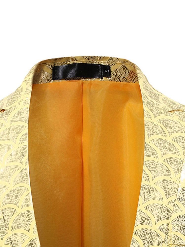 Blazers De Loisirs Européens Minces À Blocs De Couleurs Pour Hommes