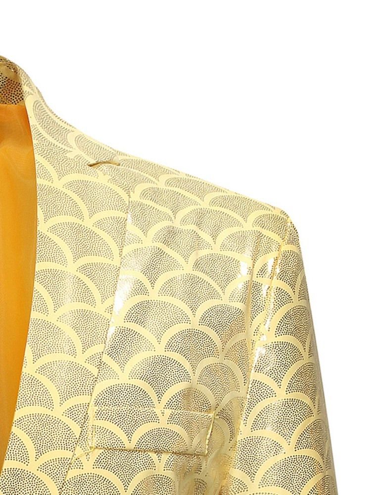 Blazers De Loisirs Européens Minces À Blocs De Couleurs Pour Hommes