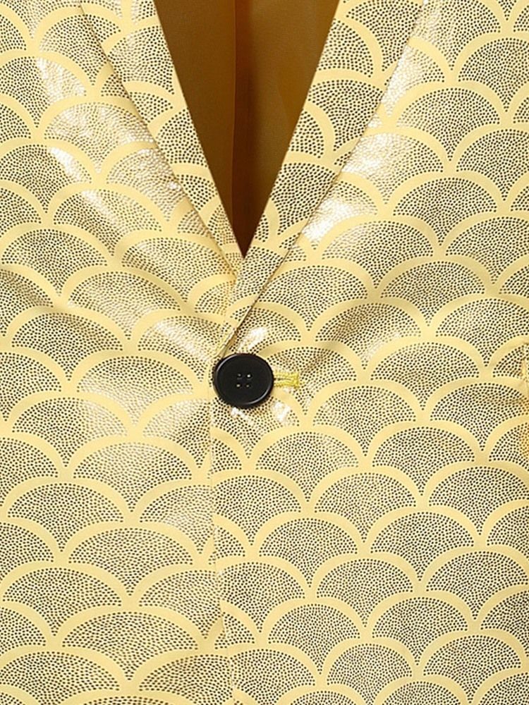 Blazers De Loisirs Européens Minces À Blocs De Couleurs Pour Hommes