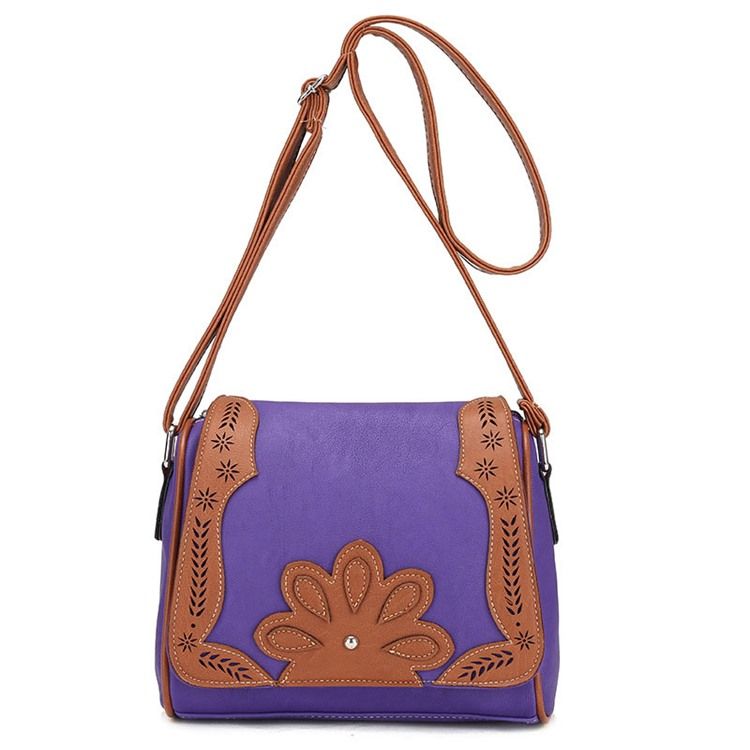 Sac À Bandoulière En Forme D'oreiller Vintage Avec Décoration Florale