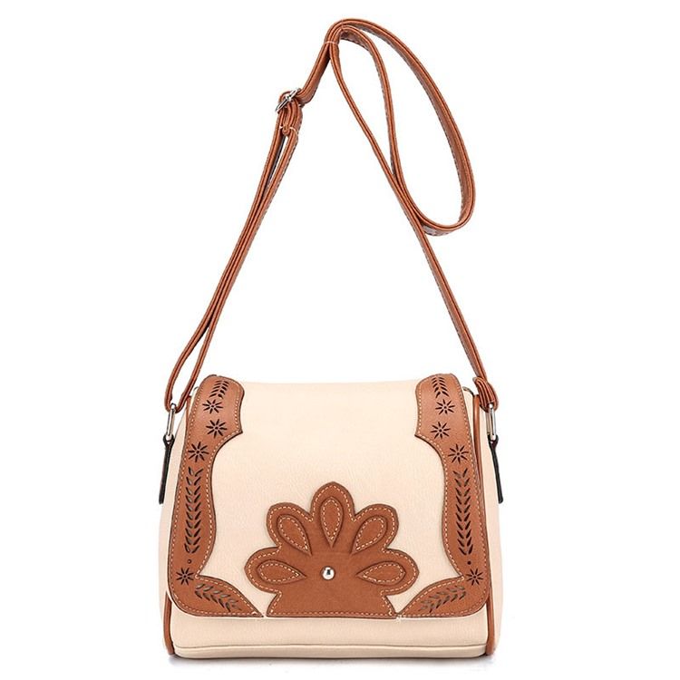 Sac À Bandoulière En Forme D'oreiller Vintage Avec Décoration Florale