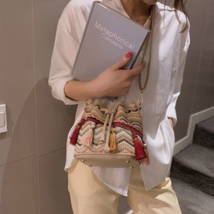 Sacs À Bandoulière En Sergé De Style Bohème