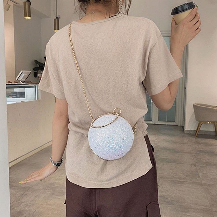 Sacs Fourre-tout Circulaires À Paillettes Et Strass