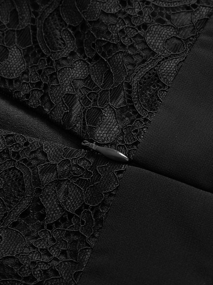 Robe Sans Manches À Taille Standard Et Patchwork Pour Femmes