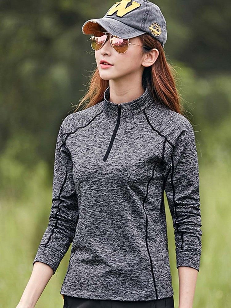 Hauts De Sport À Rayures Anti-transpiration Pour Femmes Avec Finition Facile D'entretien