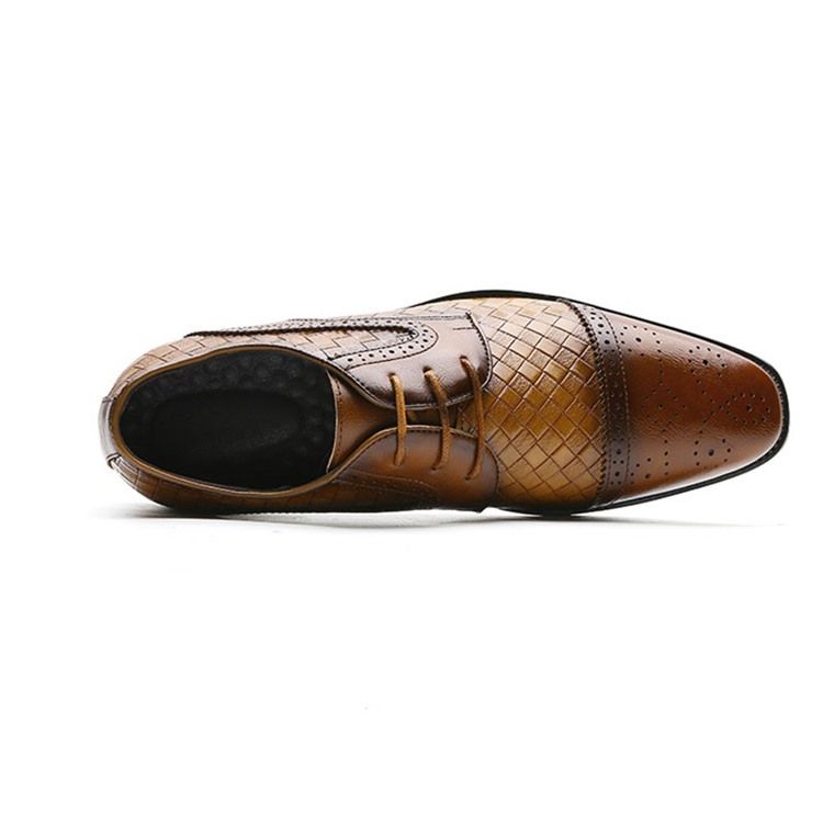 Chaussures Habillées Pour Hommes À Bout Carré Et À Coupe Basse