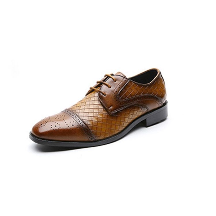 Chaussures Habillées Pour Hommes À Bout Carré Et À Coupe Basse