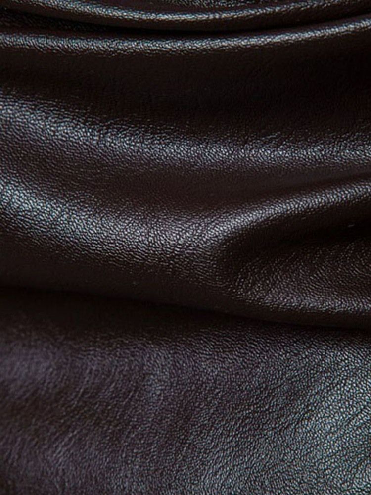 Veste Décontractée À Glissière À Revers Unie Pour Hommes