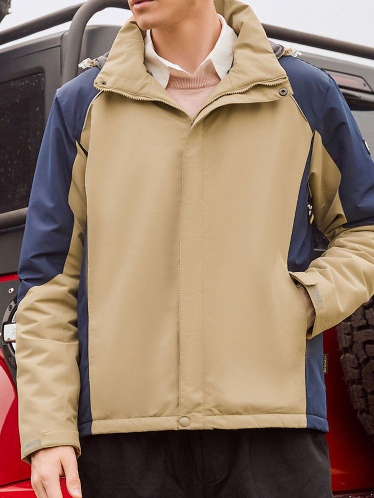 Veste D'hiver À Capuche En Molleton À Capuche Pour Hommes