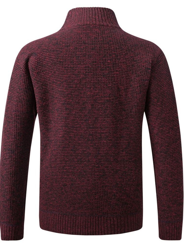 Veste En Vrac À Col Montant Et À Fermeture À Glissière Pour Hommes