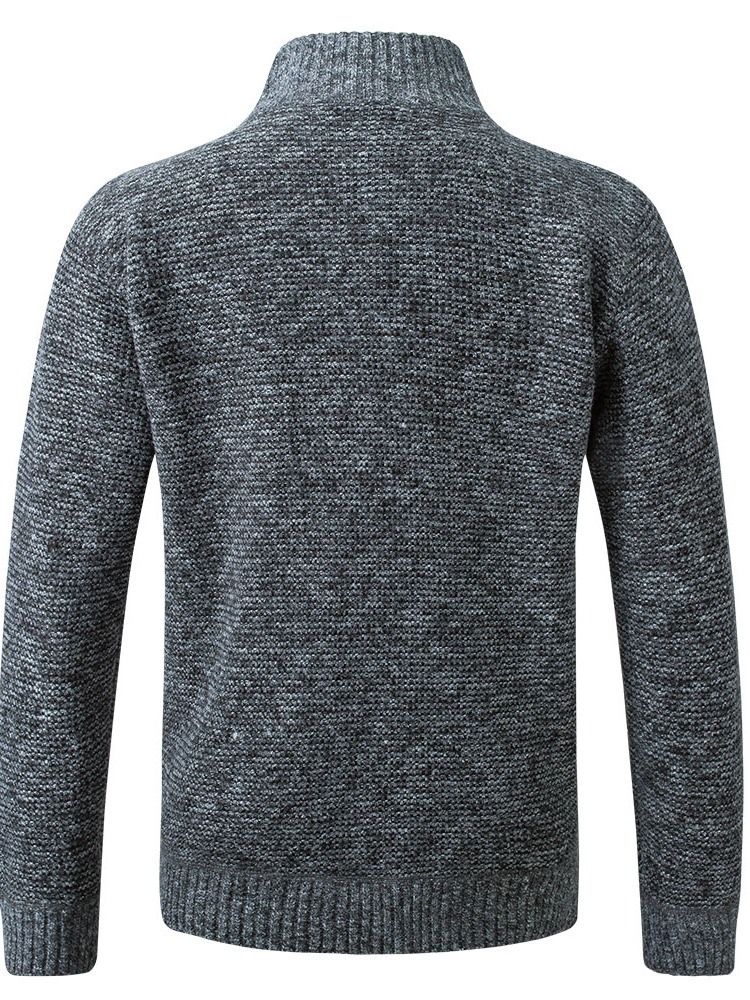 Veste En Vrac À Col Montant Et À Fermeture À Glissière Pour Hommes