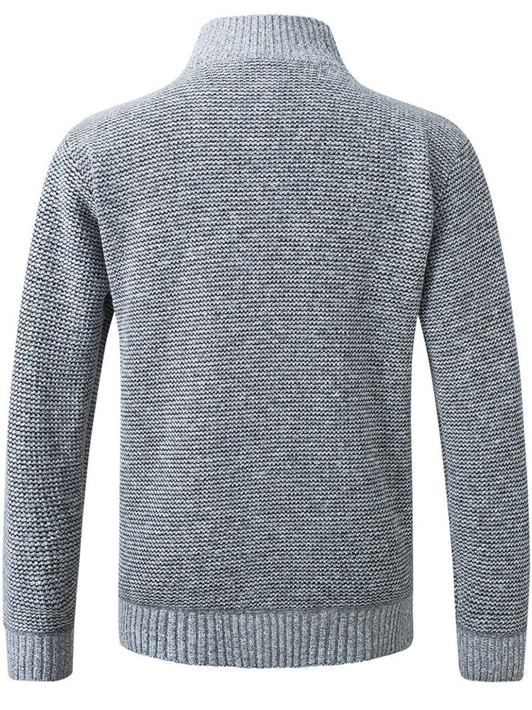 Veste En Vrac À Col Montant Et À Fermeture À Glissière Pour Hommes